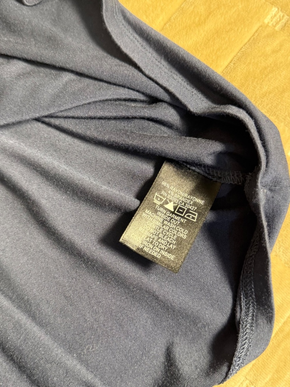 Nic+Zoe dark gray blue jersey knit sleeveless top. Size XL - Picture 6 of 8